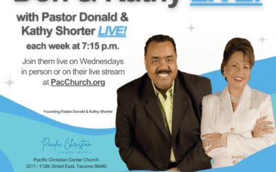 Wednesday – Bible Study Service with “Don and Kathy Live” with Pastor Donald and Kathy Shorter!”